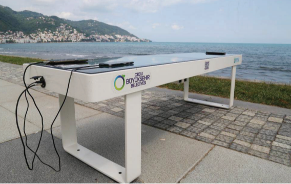 Solar Bank Üstten Görünüm